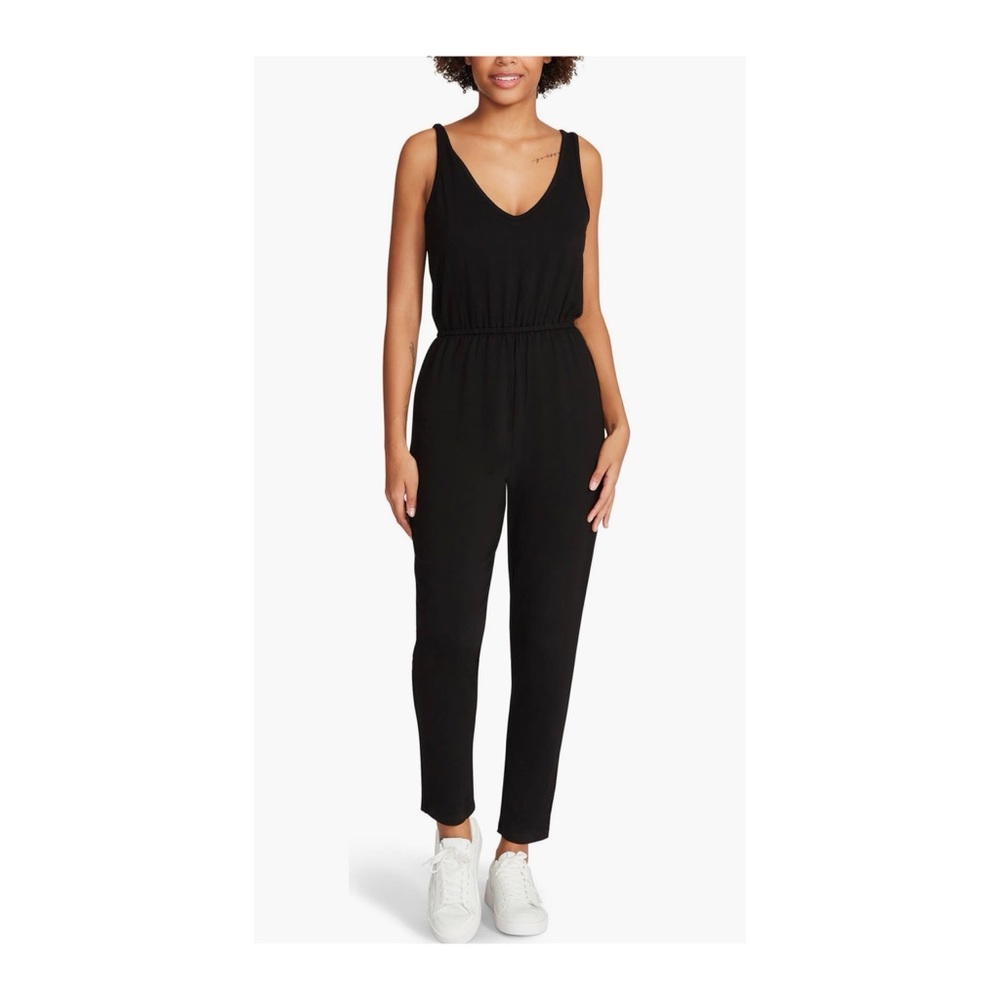 Steve Madden Sleeveless French Terry Jumpsuit